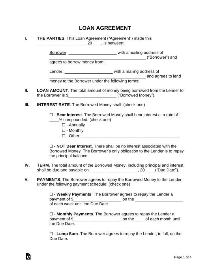 Free Standard Credit Application Template