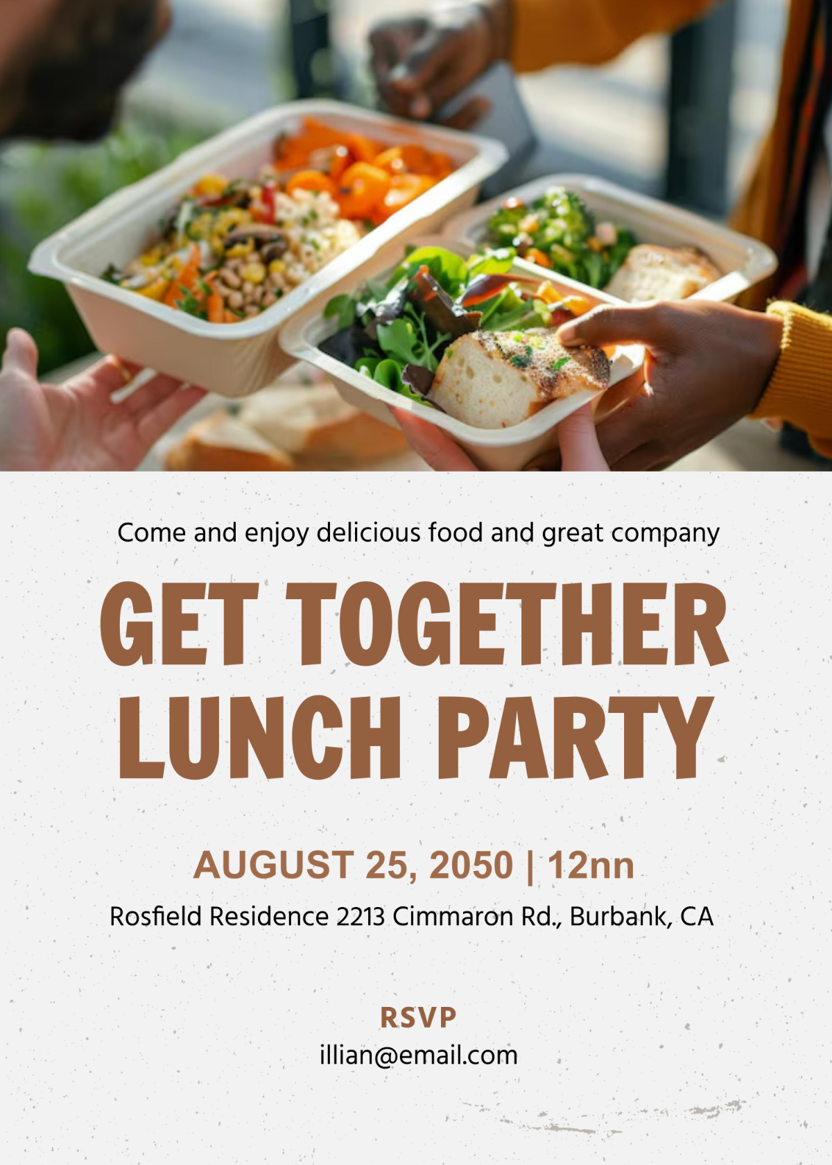 Free Lunch Invitation Templates, Editable And Printable throughout Free Printable Lunch Invitation Templates