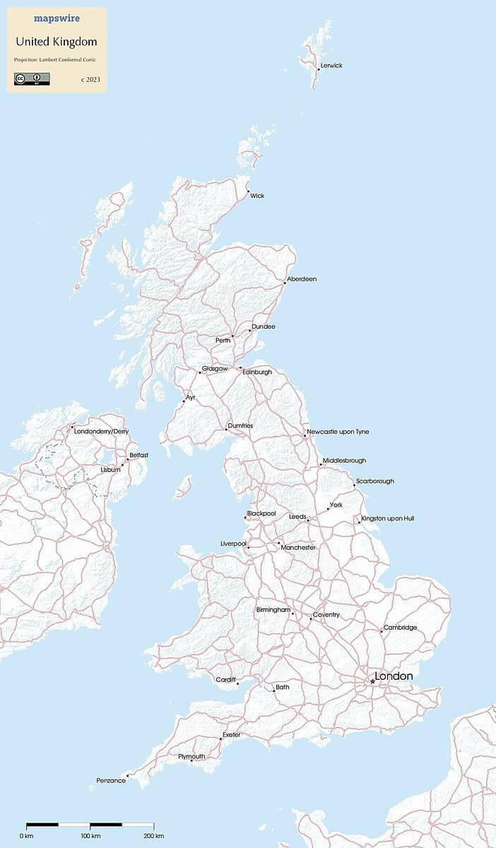 Free Maps Of The United Kingdom | Mapswire throughout Uk Map Printable Free