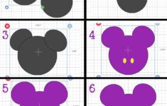 Free Mickey Mouse Cricut Mask Template ⋆ Extraordinary Chaos intended for Free Mickey Mouse Cut Out Printables
