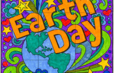 Free! Mini Earth Day Mural · Art Projects For Kids regarding Collaborative Mural Printable Free