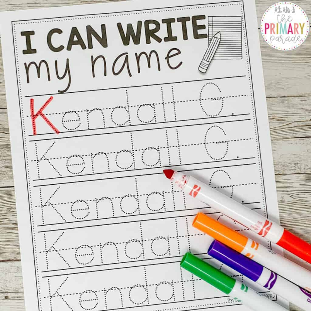 Free Name Writing Practice: Editable Tracing Template (2025) - The with regard to Free Preschool Name Printables