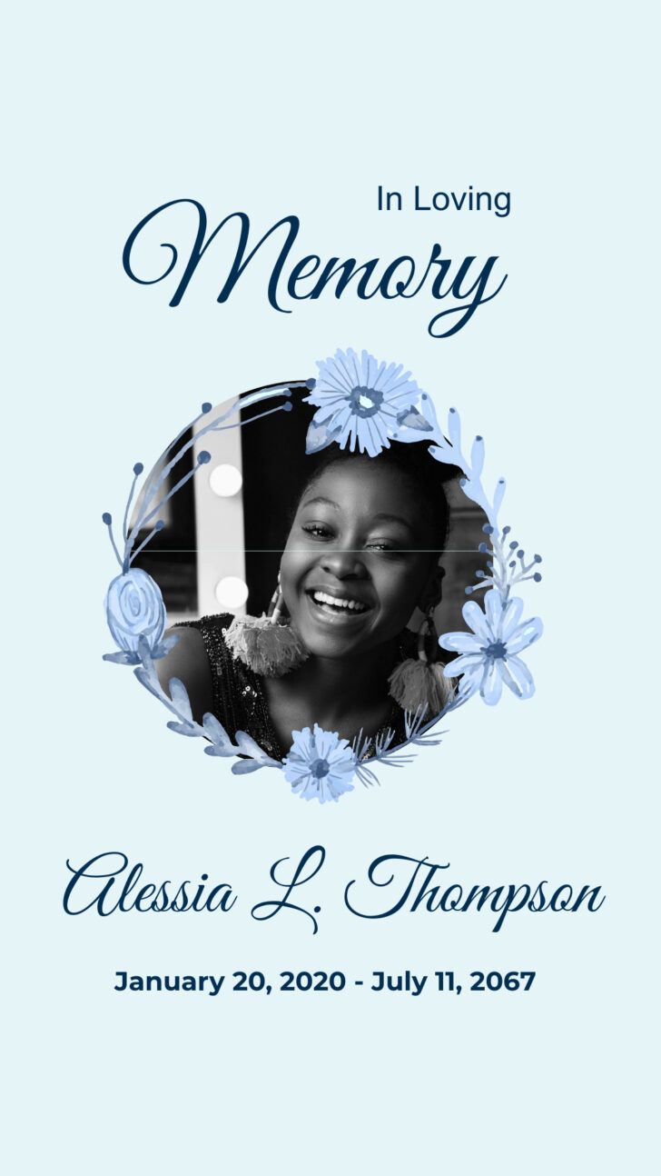 Editable Obituary Template Free Editable Obituary Template Free