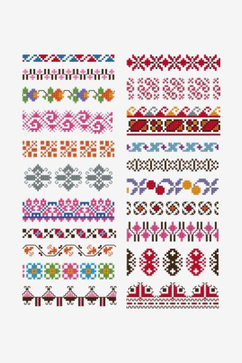 Free Online Cross Stitch Border Patterns - Hubpages throughout Free Cross Stitch Borders Printable