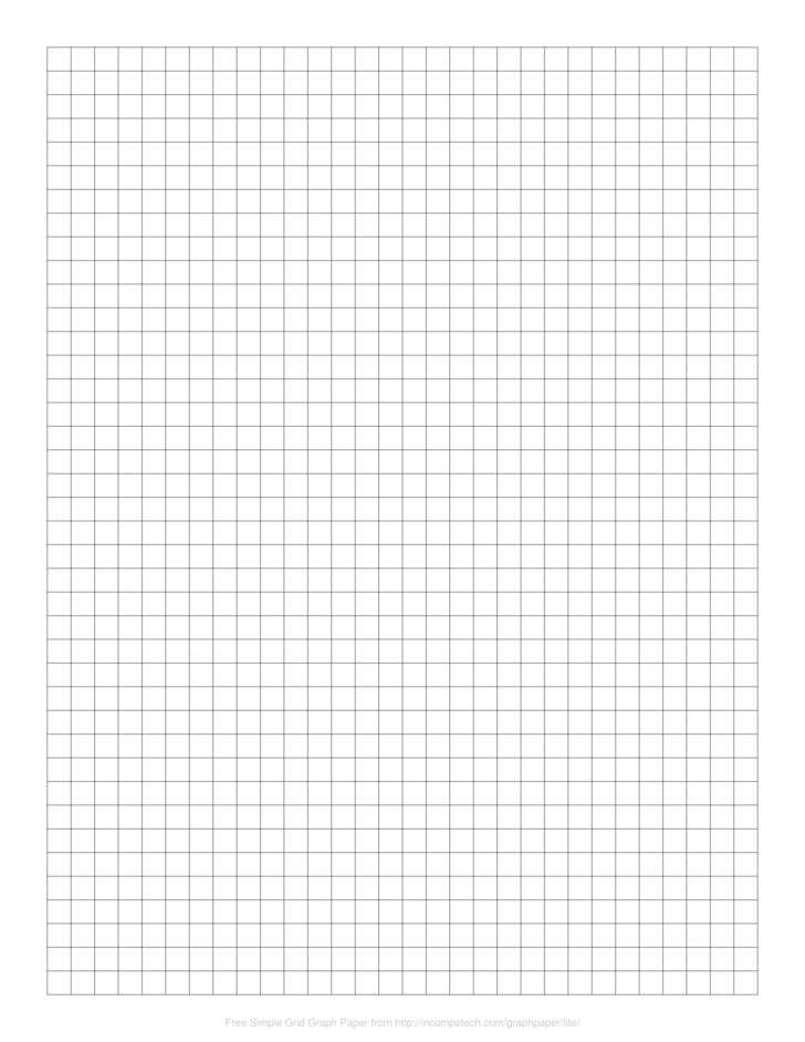 50 Square Grid Free Printable