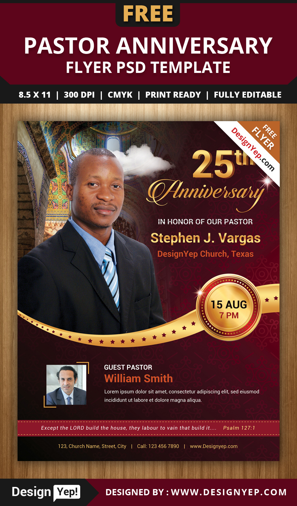 free pastor anniversary flyer psd template behance inside pastor anniversary flyer free template Free Pastor Anniversary Flyer Psd Template :: Behance inside Pastor Anniversary Flyer Free Template