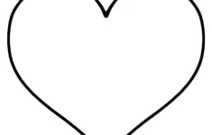 Free Pattern For Heart Template Printable – Valentine'S Day – A for Free Large Heart Template To Print