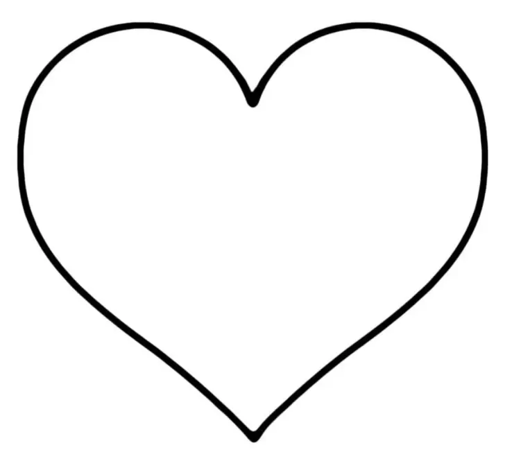 Free Large Heart Template to Print