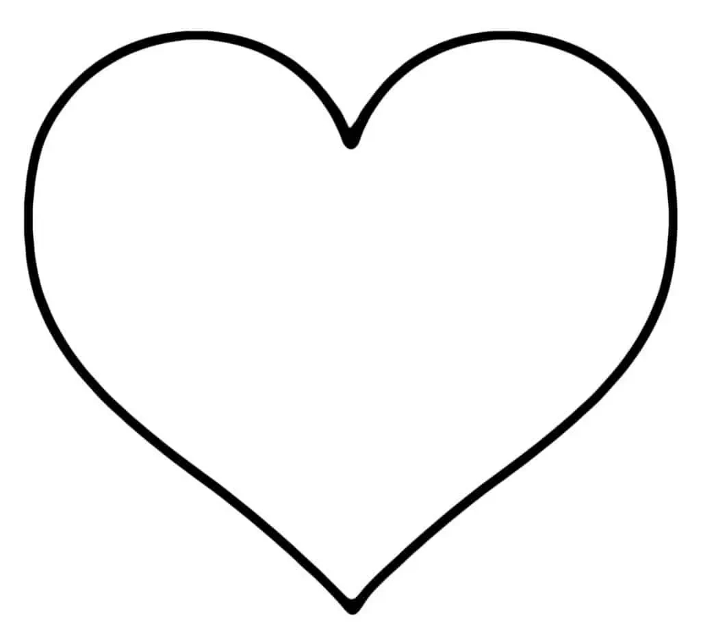 Free Pattern For Heart Template Printable - Valentine&amp;#039;S Day - A for Free Large Heart Template To Print