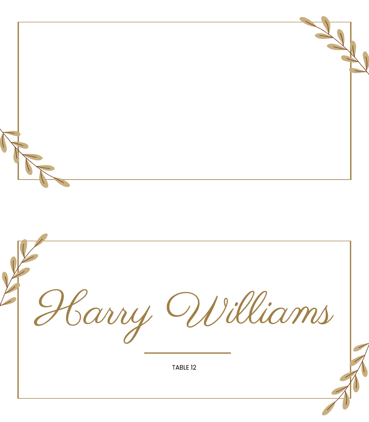 Free Place Card Templates, Editable And Printable pertaining to Free Place Cards Template Word Download