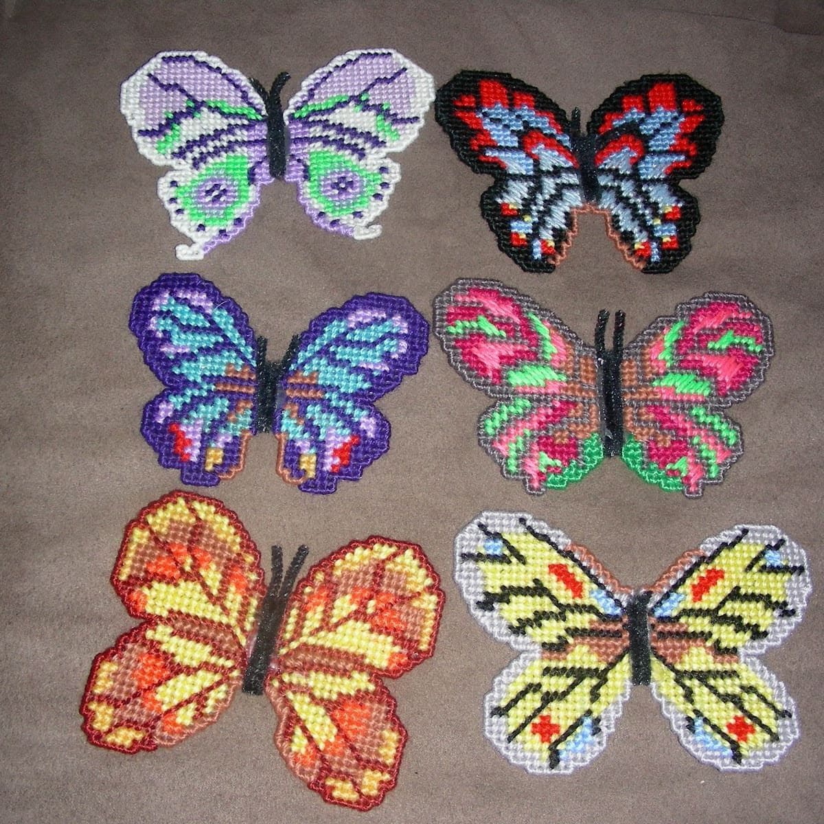 Free Plastic Canvas Patterns Online - Hubpages in Free Printable Plastic Canvas Butterfly Patterns