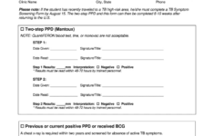 Free Printable 2 Step Tb Test Form Pdf Download: Fill Out &amp; Sign with regard to Free Printable Tb Forms