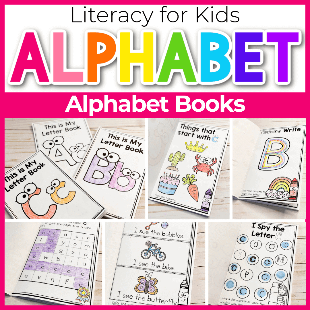 Free Printable Alphabet Books For Preschoolers with Free Alphabet Book Template