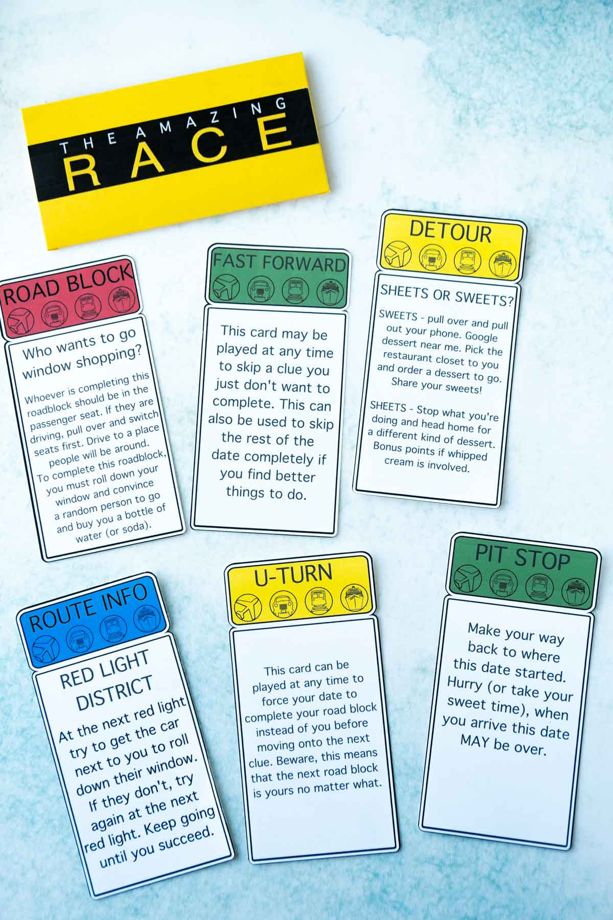 Free Printable Amazing Race Date Night Idea - Play Party Plan intended for Free Amazing Race Printables