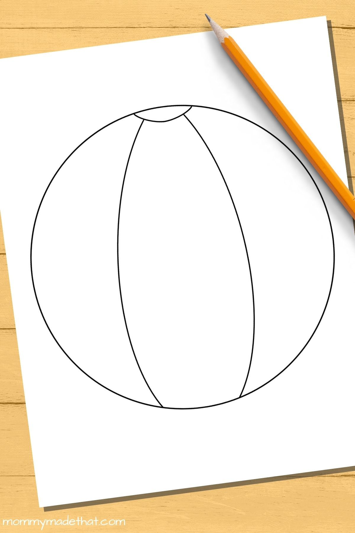 Free Printable Beach Ball Templates And Coloring Pages inside Free Printable Beach Ball Pattern