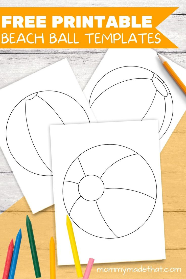 Free Printable Beach Ball Templates And Coloring Pages within Free Printable Beach Ball Pattern