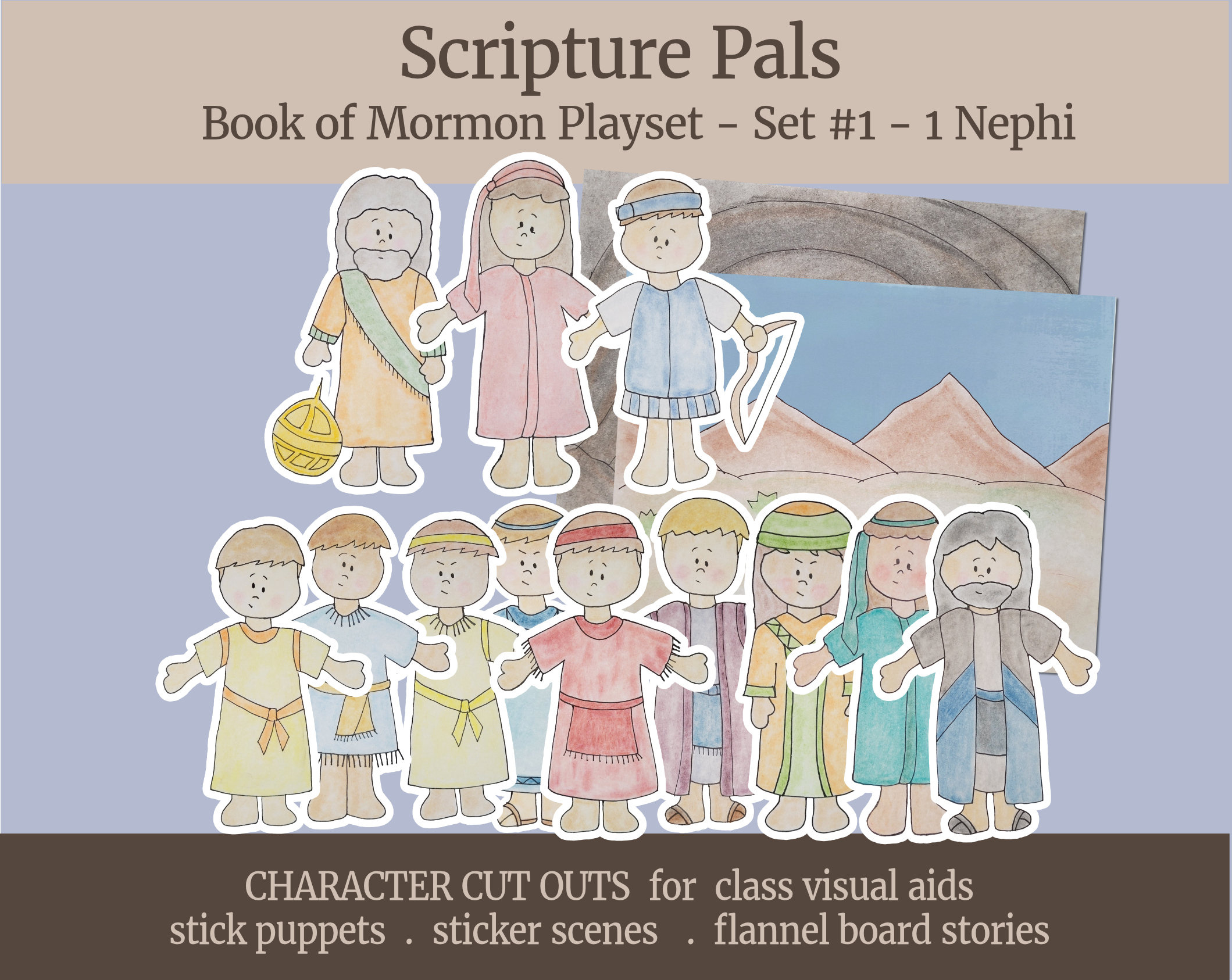 Free Printable Bible Character Bible Finger Puppets Bible Puppets within Free Printable Bible Figures
