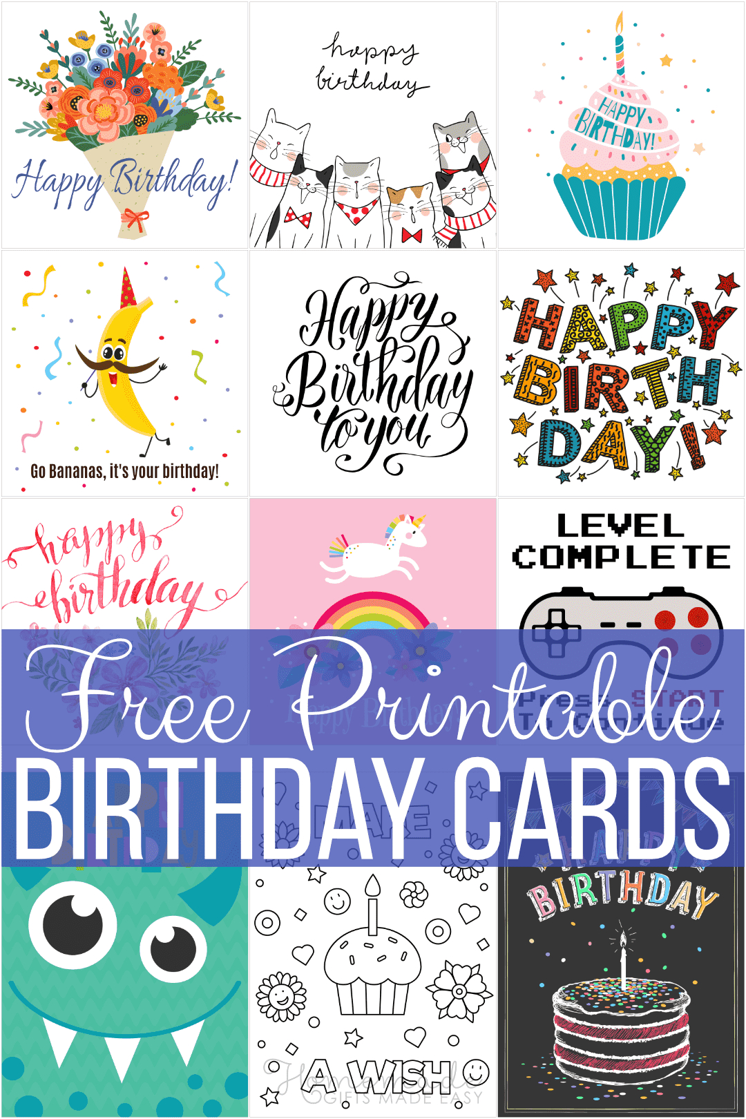 Free Printable Birthday Cards For Everyone within Downloadable Free Printable Birthday Card For Husband