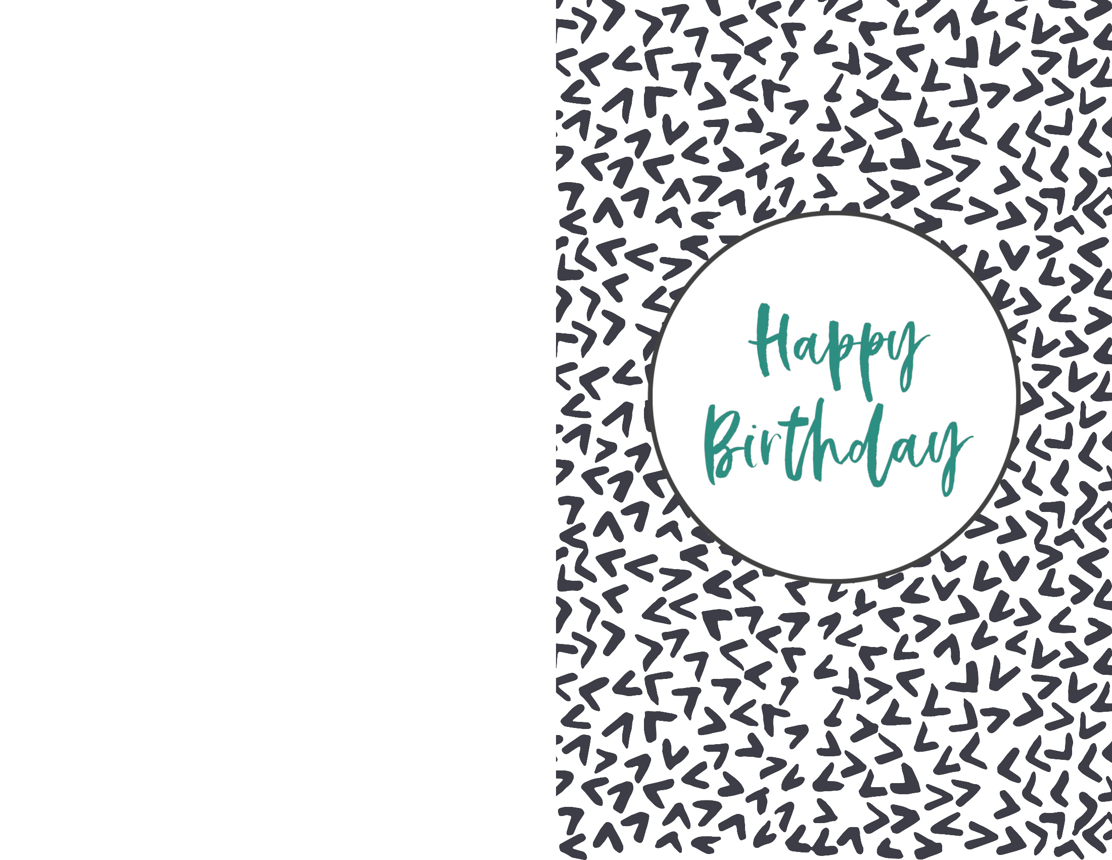 Free Printable Birthday Cards - Paper Trail Design pertaining to Foldable Free Printable Printable Birthday Card
