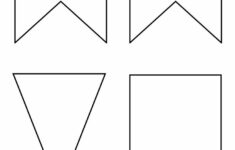 Free Printable Blank Banner Template Pdf with Free Blank Flag Template Printable