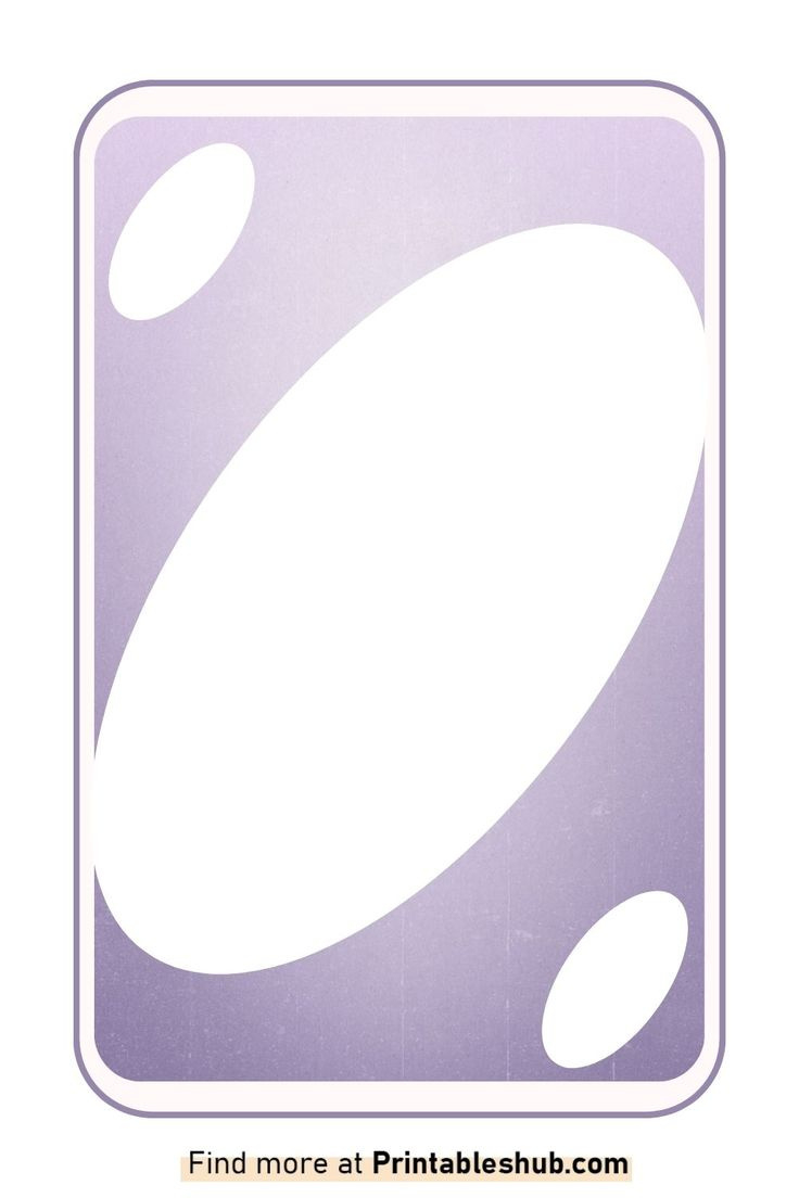 Free Printable Blank Uno Cards Template [Pdf] - Printables Hub in Free Blank Uno Card Template