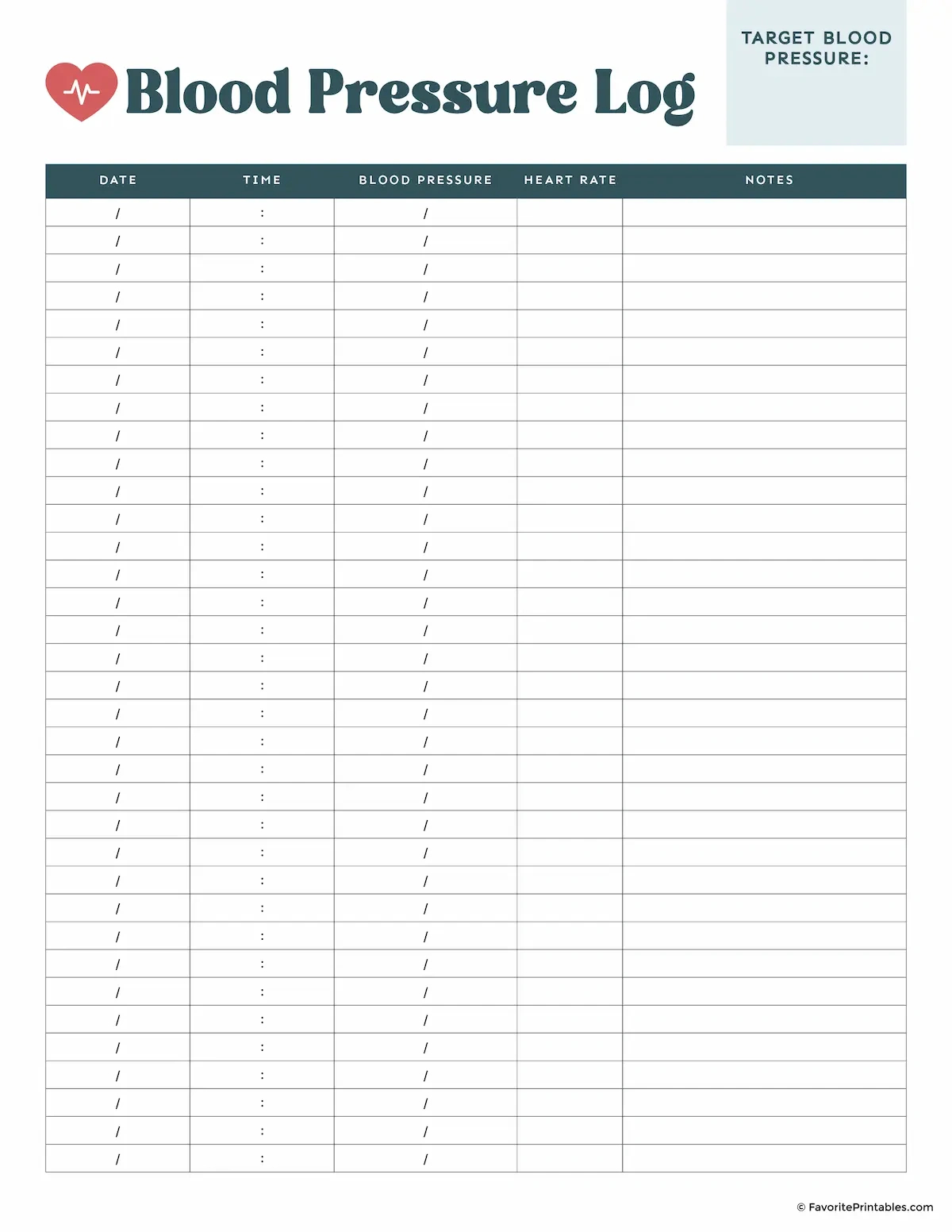 free printable blood pressure log favorite printables throughout daily free printable blood pressure log sheets Free Printable Blood Pressure Log - Favorite Printables throughout Daily Free Printable Blood Pressure Log Sheets