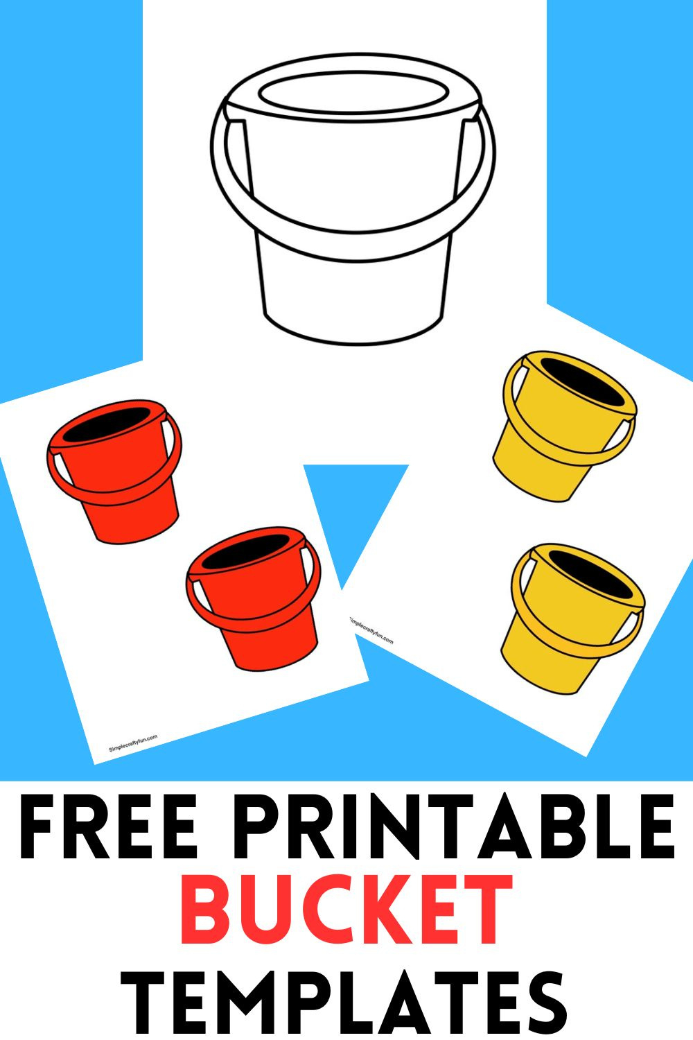 Free Printable Bucket Templates - intended for Free Printable Bucket Template