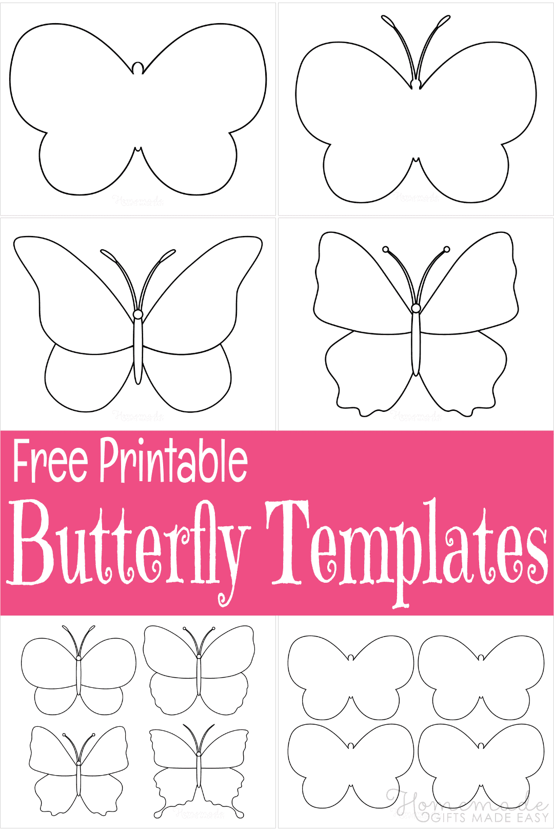 free printable butterfly templates outlines pertaining to free printable butterfly Free Printable Butterfly Templates & Outlines pertaining to Free Printable Butterfly