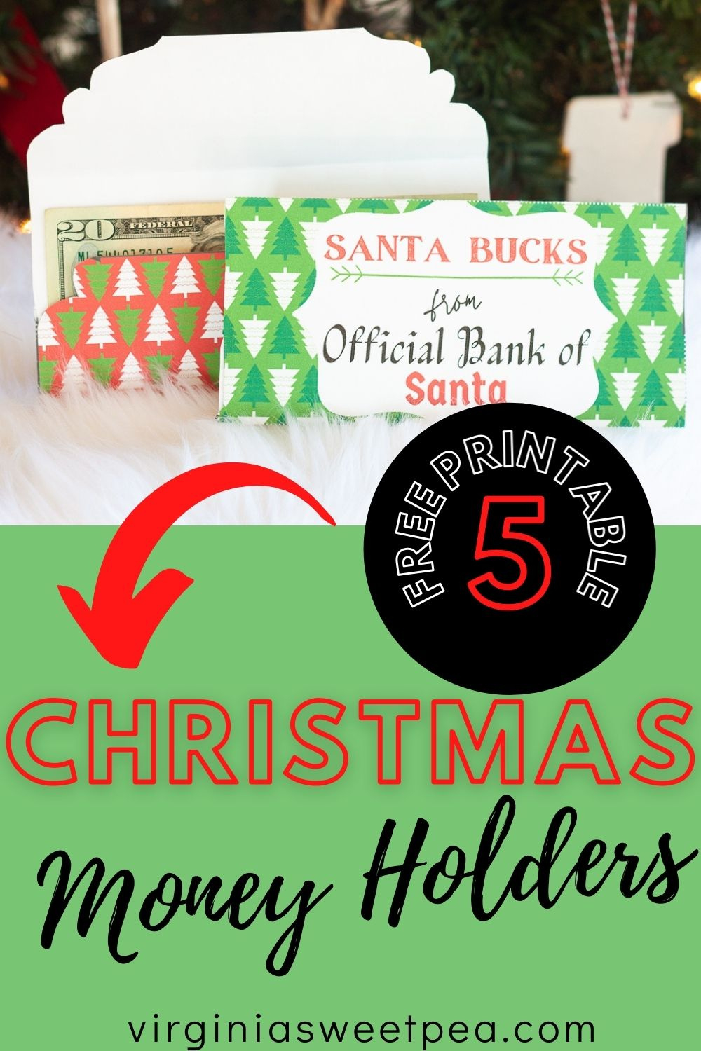 Free Printable Christmas Money Holders - Sweet Pea with Free Printable Christmas Money Holders