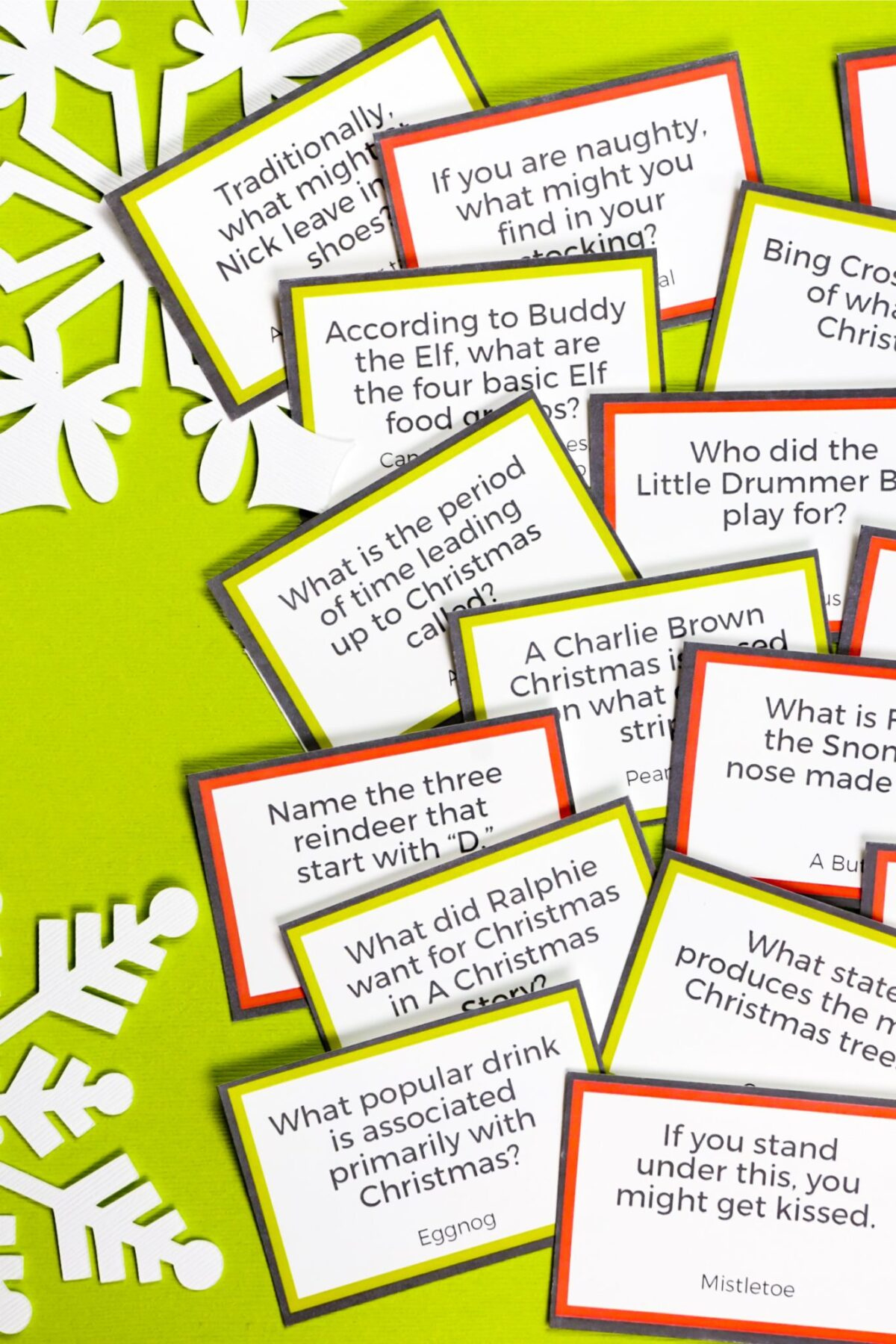 Free Printable Christmas Trivia - Hey, Let&amp;#039;S Make Stuff pertaining to Free Printable Trivia Cards