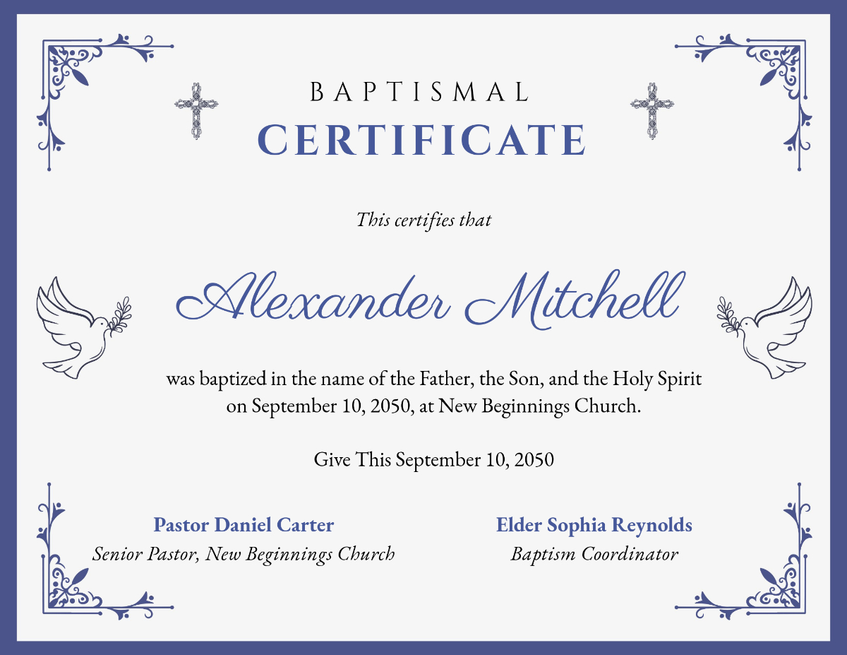 Free Printable Church Certificate Templates To Customize Online throughout Free Church Certificate Templates