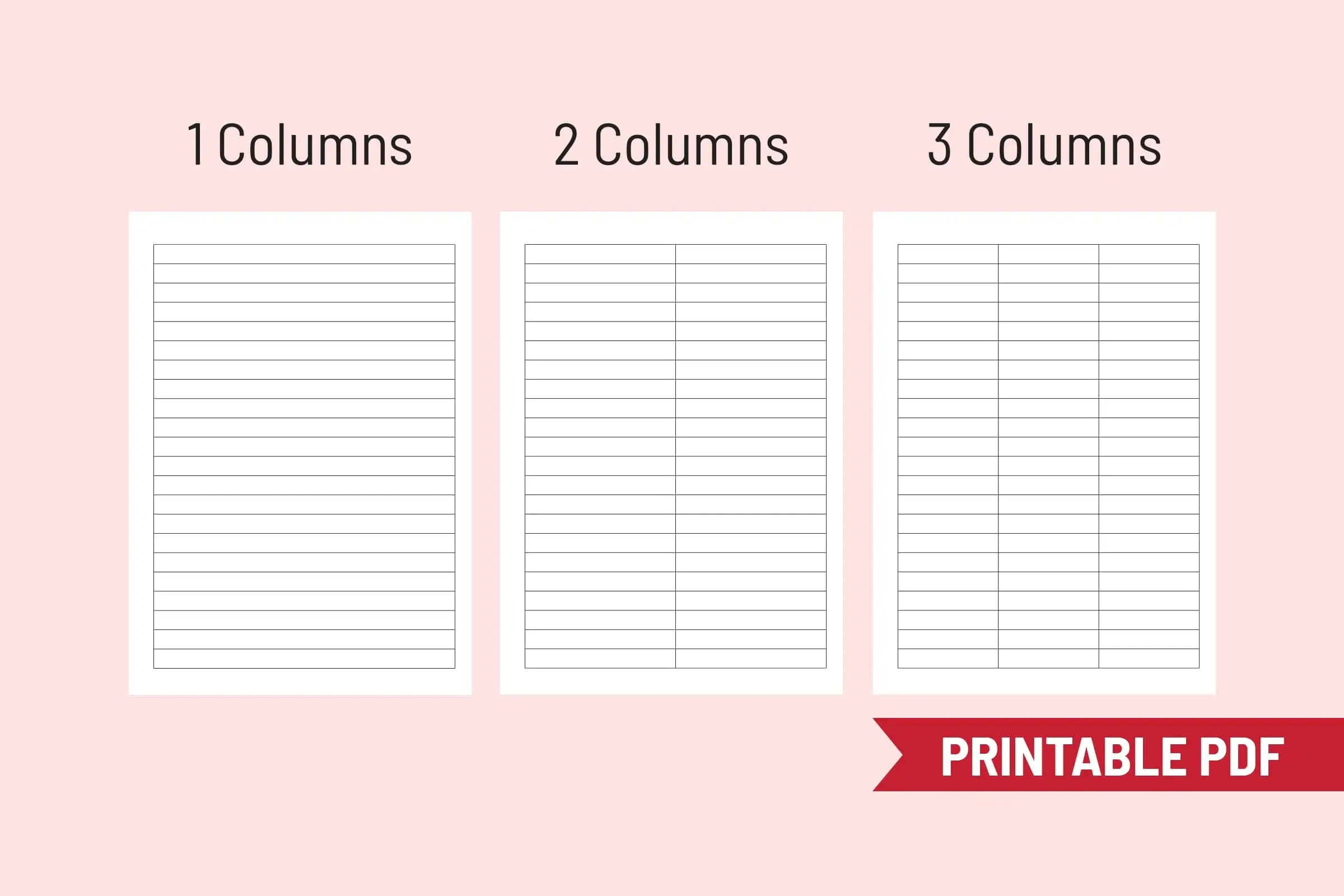 Free Printable Columns And Rows | Snapybiz with Free Printable Column Templates