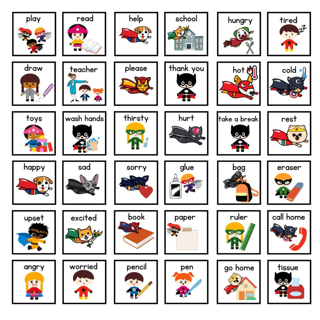 Free Printable Communication Cards - The Expat Mum with regard to Free Printable Picture Communication Cards