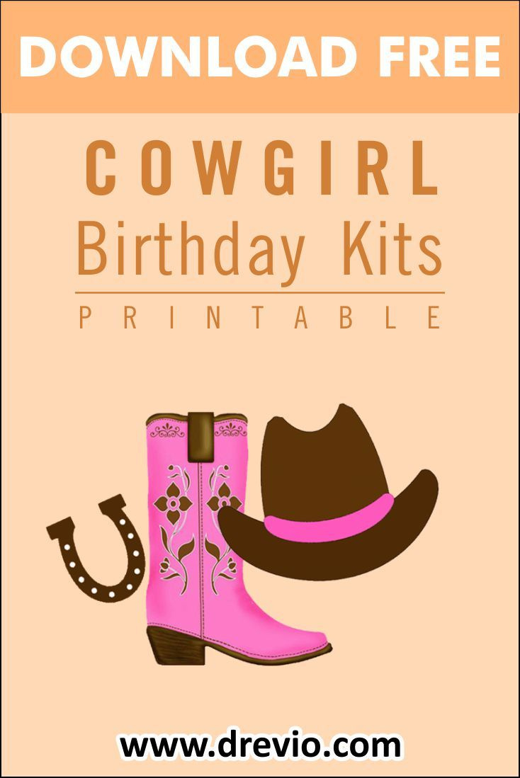 free printable cowgirl birthday party kits templates with regard to cowgirl free printables Free Printable) – Cowgirl Birthday Party Kits Templates with regard to Cowgirl Free Printables