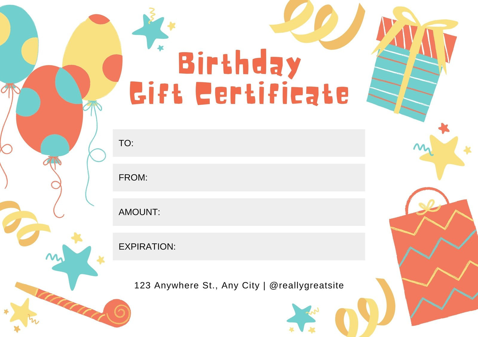 Free Printable, Customizable Birthday Certificate Templates | Canva with regard to 123 Certificates Printables Free