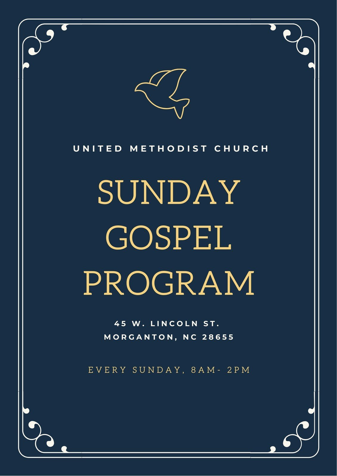Free, Printable, Customizable Church Program Templates | Canva with regard to Church Templates Free Download