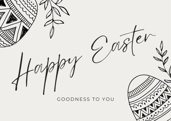Free Printable Easter Cards Black and White Free Printable Easter Cards Black and White