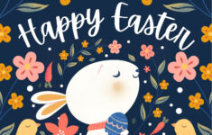 Free Printable, Customizable Easter Card Templates | Canva regarding Free Printable Easter Thank You Cards