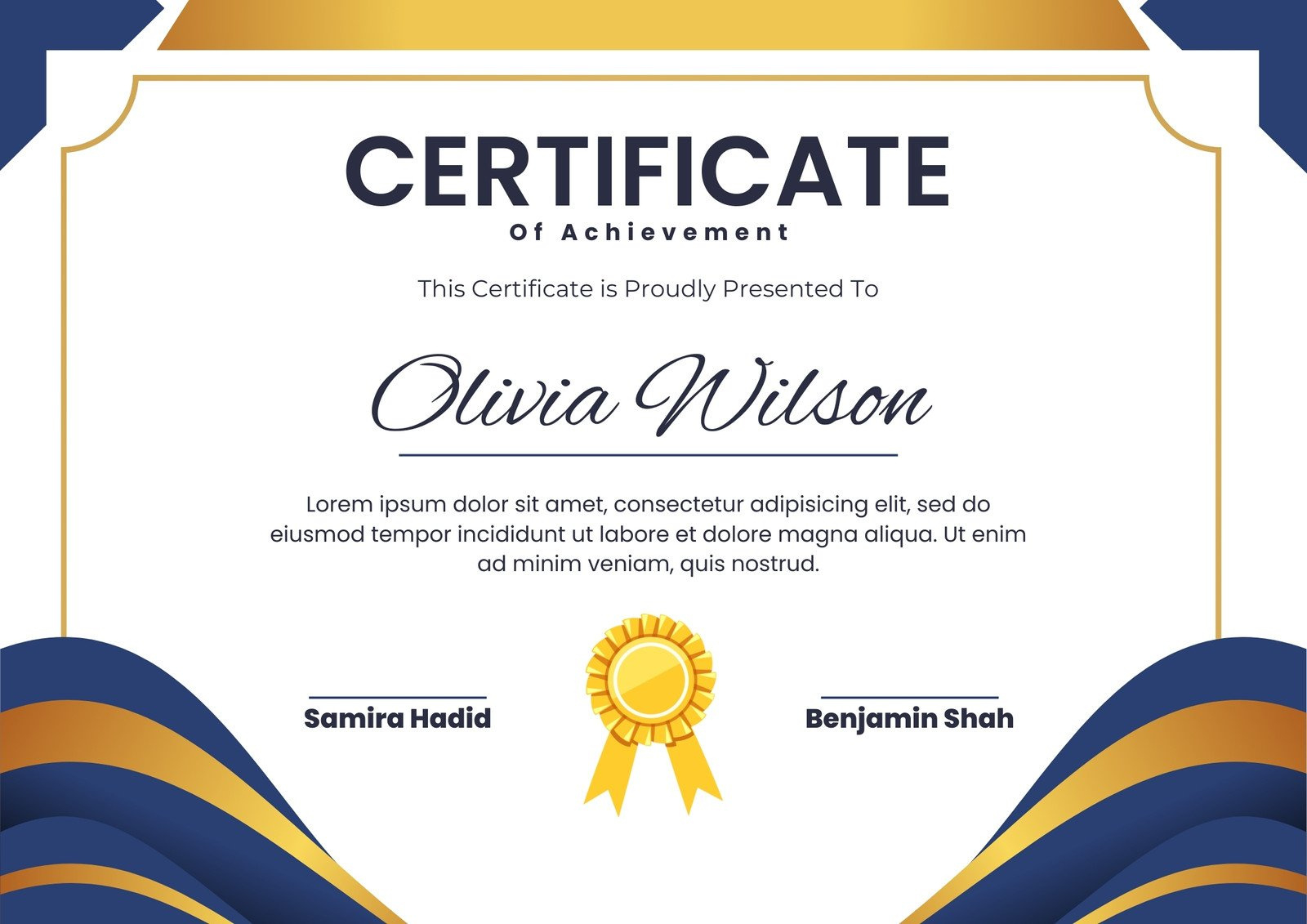 Free, Printable, Customizable Recognition Certificate Templates for Free Printable Good Behavior Certificates