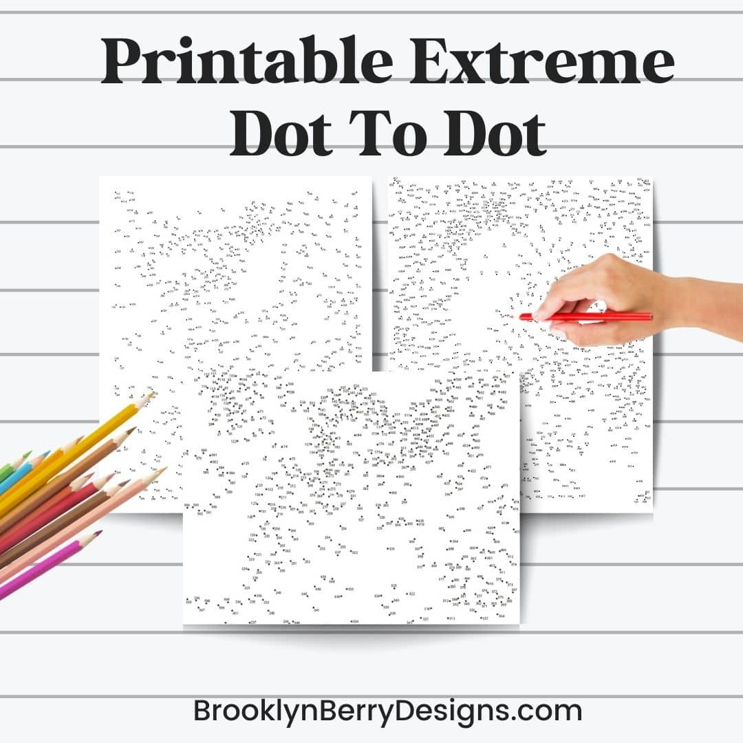 Free Printable Dot To Dot Extreme Level - Brooklyn Berry Designs throughout Dot to Dot Printables Free Difficult