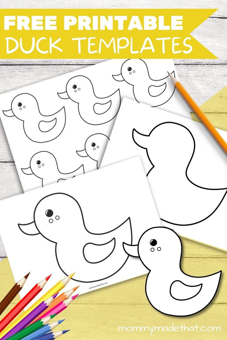 Free Printable Duck Templates For Ducky Crafts And Fun inside Free Duck Printables