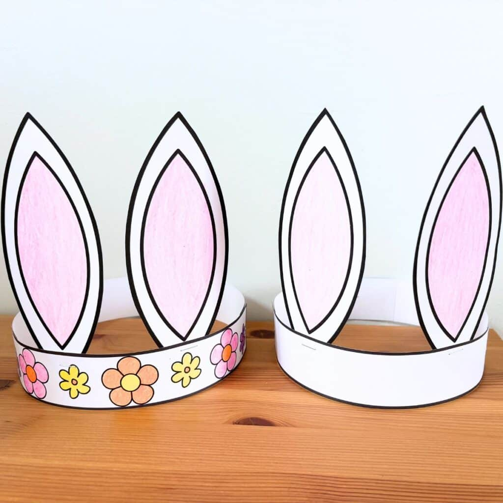 Free Printable Easter Bunny Ears Headband For Kids - Simply Full pertaining to Free Printable Easter Headbands For Toddlers