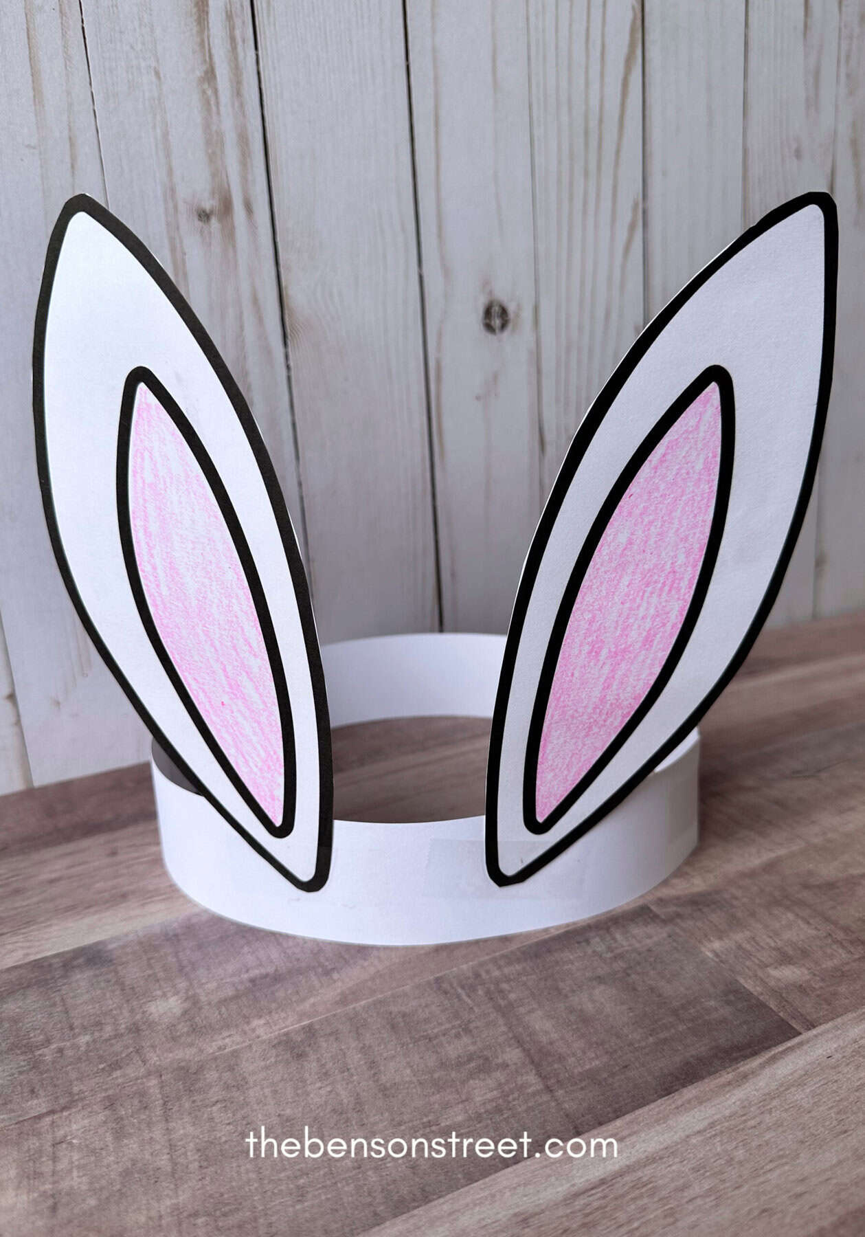 Free Printable Easter Bunny Ears Template To Make A Headband throughout Free Printable Bunny Ears Headband