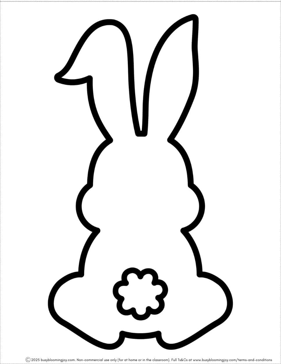 Free Printable Easter Bunny Templates {9 Different Designs} regarding Printable Easter Bunny Silhouette Cutouts