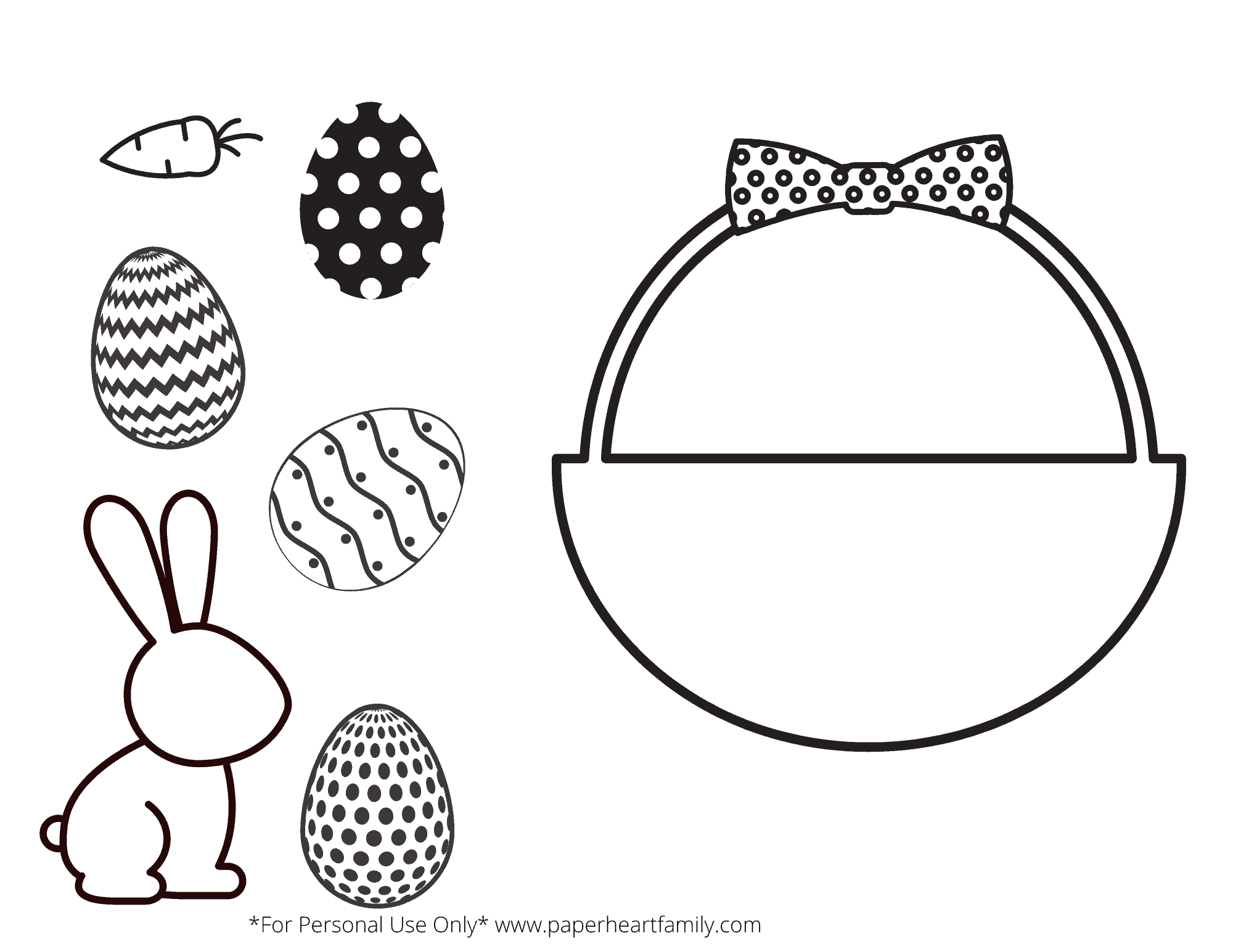 Free Printable Easter Craft For Kids (Simply Print, Cut, Color And with Free Printable Easter Craft Activities