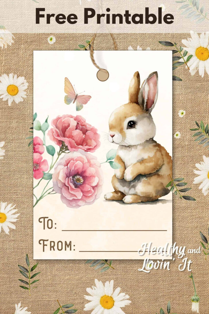 Free Printable Vintage Easter Tags