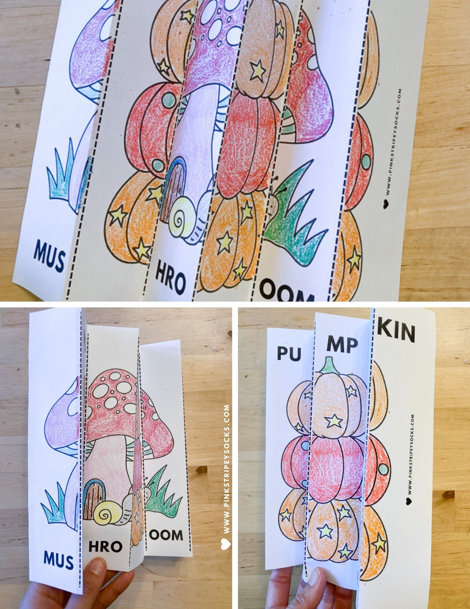 Free Printable Fall Agamographs | Pink Stripey Socks within Agamograph Free Printable