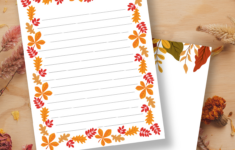 Free Printable Fall Page Borders — Gathering Beauty inside Free Printable Scrapbook Borders