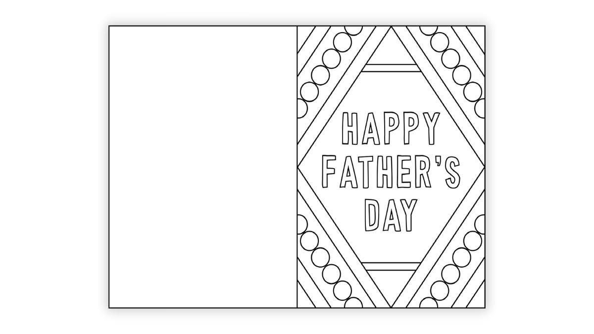 Free Printable Father&amp;#039;S Day Card To Color - The Craft-At-Home Family for Free Fathers Day Printable Cards For Grandpa