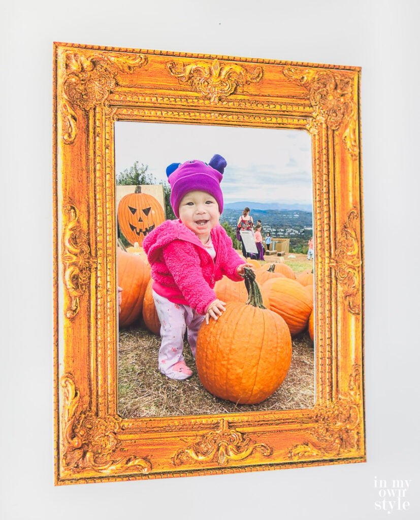 Free Printable Frame For Your Fridge Photos - In My Own Style within Free Printable Paper Picture Frames